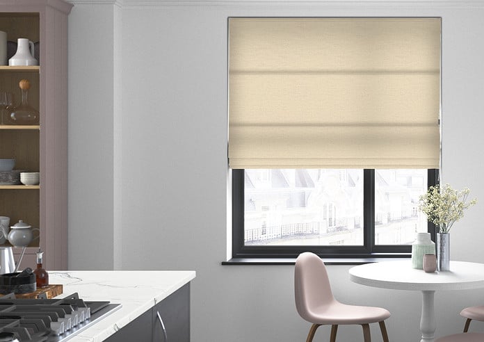Maurice, Cream - Twist&Fit Roman Blind - Image 3